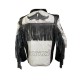 Men’s Black & White Genuine Leather Fringe Jacket