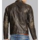 Men’s Dark Brown Distressed Leather Motorcycle Jacket Men’s Dark Brown Distressed Leather Motorcycle Jacket