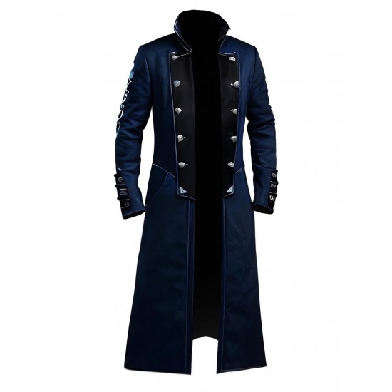 Men’s Gellert Grindelwald Blue Cotton Coat Men’s Gellert Grindelwald Blue Cotton Coat