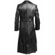 Men’s Genuine Black Leather Steampunk Gothic Long Coat Men’s Genuine Black Leather Steampunk Gothic Long Coat