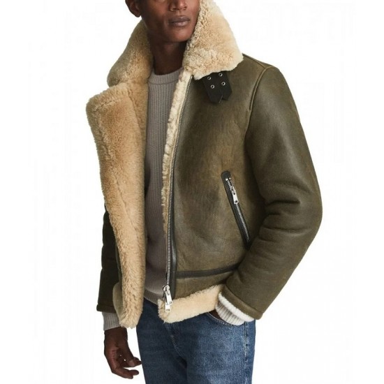 Men’s Hardy A21 Flight Aviator Brown Shearling Leather Jacket Men’s Hardy A21 Flight Aviator Brown Shearling Leather Jacket