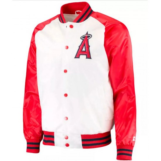 Men’s Los Angeles Angels Letterman Satin Jacket Men’s Los Angeles Angels Letterman Satin Jacket
