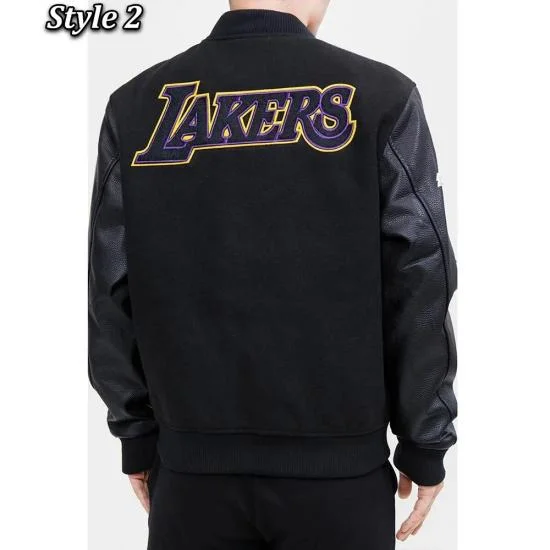 Men’s Los Angeles Standard Lakers Letterman Jacket