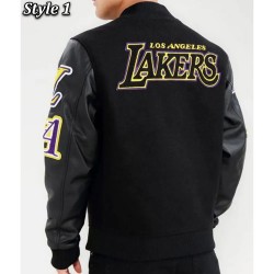 Men’s Los Angeles Standard Lakers Letterman Jacket 