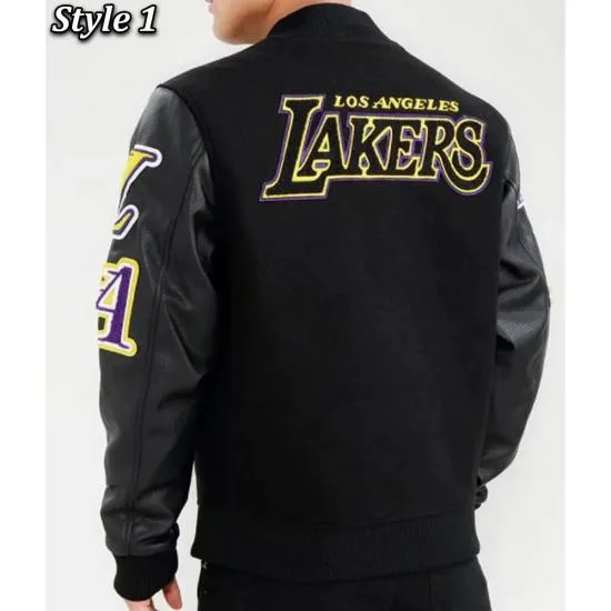 Men’s Los Angeles Standard Lakers Letterman Jacket