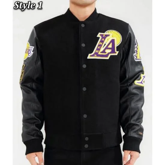 Men’s Los Angeles Standard Lakers Letterman Jacket