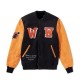 Men’s Off-White Eagle Temp Wool Varsity Jacket Men’s Off-White Eagle Temp Wool Varsity Jacket