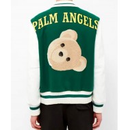 Men’s Palm Angels Teddy Bear Varsity Jacket