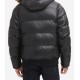 Men’s Quilted Arctic Cloth Bomber Jacket with Removable Hood Men’s Quilted Arctic Cloth Bomber Jacket with Removable Hood