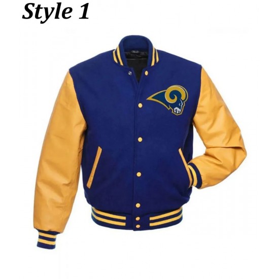 Men’s Rams LA Varsity Jacket