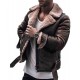 Men’s Street Style Brown Shearling Leather Jacket Men’s Street Style Brown Shearling Leather Jacket