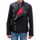 Men’s Vintage Military Parade Leather Jacket
