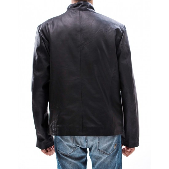 Men’s Vintage Military Parade Leather Jacket