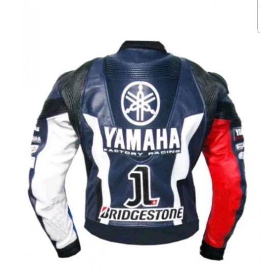 Men’s Yamaha Racing Motorbike Leather Jacket Men’s Yamaha Racing Motorbike Leather Jacket