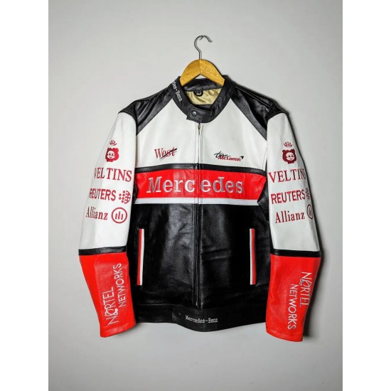 Mercedes Benz Genuine Cowhide Leather Jacket