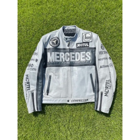 Mercedes Benz Racing Leather Jacket Mercedes Benz Racing Leather Jacket
