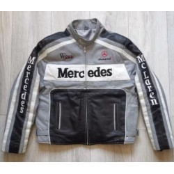 Mercedes Biker Leather Jacket for Men