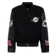 Miami Dolphins Black Varsity Jacket Miami Dolphins Black Varsity Jacket