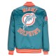 Miami Dolphins Heavyweight Satin Jacket Miami Dolphins Heavyweight Satin Jacket