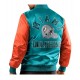Miami Dolphins Locker Room Throwback Satin Varsity Jacket Miami Dolphins Locker Room Throwback Satin Varsity Jacket