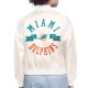 Miami Dolphins Printed Logo Varsity Satin Jacket Miami Dolphins Printed Logo Varsity Satin Jacket