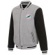 Miami Dolphins Varsity Gray And Black Wool Jacket Miami Dolphins Varsity Gray And Black Wool Jacket
