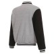 Miami Dolphins Varsity Gray And Black Wool Jacket Miami Dolphins Varsity Gray And Black Wool Jacket