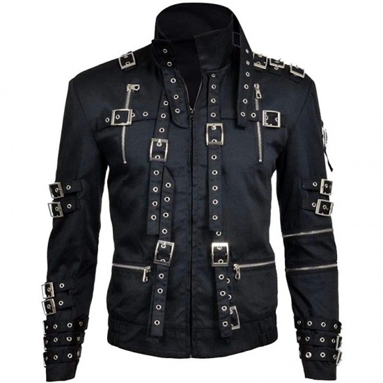 Michael Jackson Bad Leather Jacket Black Bad Jacket Michael Jackson Bad Leather Jacket Black Bad Jacket