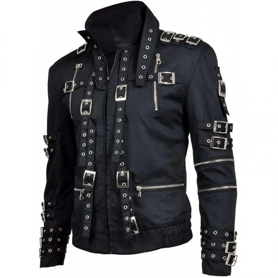 Michael Jackson Bad Leather Jacket Black Bad Jacket Michael Jackson Bad Leather Jacket Black Bad Jacket