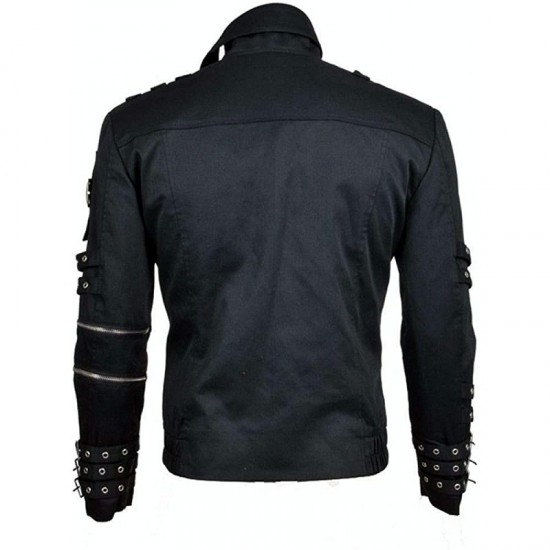 Michael Jackson Bad Leather Jacket Black Bad Jacket Michael Jackson Bad Leather Jacket Black Bad Jacket