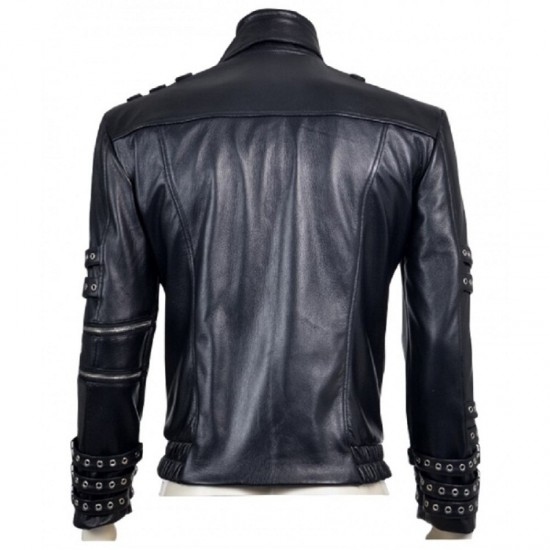 Michael Jackson Bad Leather Jacket Black Bad Jacket Michael Jackson Bad Leather Jacket Black Bad Jacket