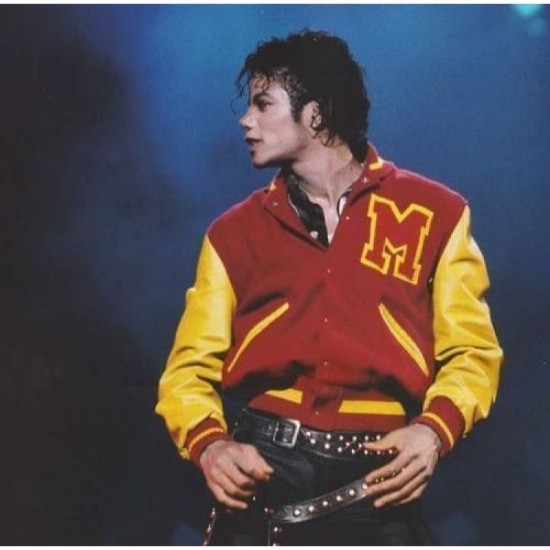 Michael Jackson Thriller Jacket M Logo Varsity Jacket Michael Jackson Thriller Jacket M Logo Varsity Jacket