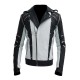Michael Jackson MJ Thriller Pepsi Black & White Leather Jacket Michael Jackson MJ Thriller Pepsi Black & White Leather Jacket