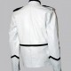 Military Style Men White Motorcycle Jacket Military Style Men White Motorcycle Jacket