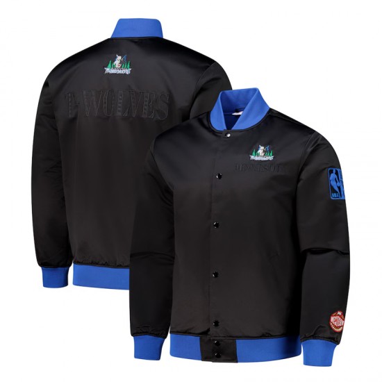 Minnesota Timberwolves OG 3.0 Black Satin Jacket