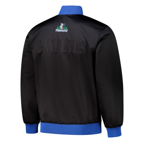 Minnesota Timberwolves OG 3.0 Black Satin Jacket