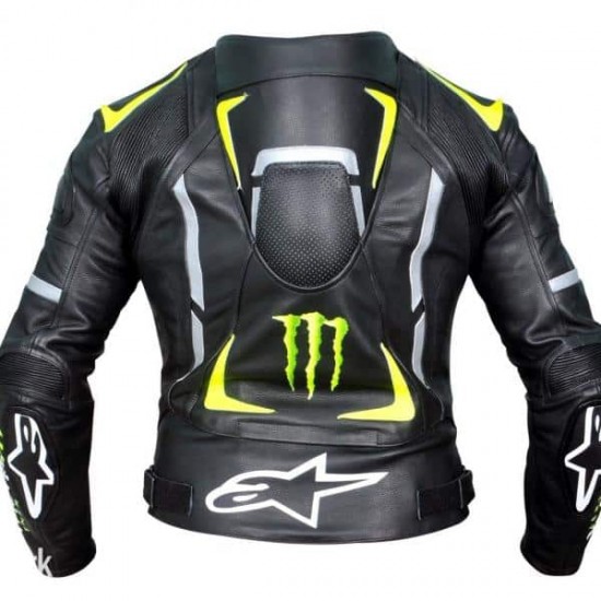 Monster Energy Alpinestars Motorcycle Racing Leather Jacket Monster Energy Alpinestars Motorcycle Racing Leather Jacket