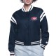 Montreal Canadiens Printed Logo Varsity Satin Jacket Montreal Canadiens Printed Logo Varsity Satin Jacket