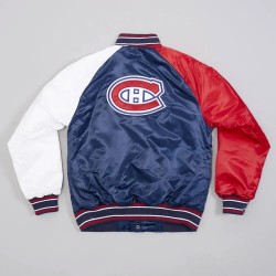Montreal Canadiens Youth Varsity Satin Jacket 