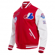 Montreal Expos Retro Classic Red Wool Varsity Jacket