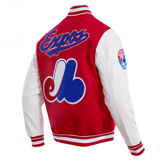 Montreal Expos Retro Classic Red Wool Varsity Jacket Montreal Expos Retro Classic Red Wool Varsity Jacket
