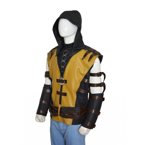 Mortal Kombat X Scorpion Hoodie Jacket Costume Mortal Kombat X Scorpion Hoodie Jacket Costume