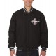 Mustang Varsity Bomber Black Wool Jacket Mustang Varsity Bomber Black Wool Jacket