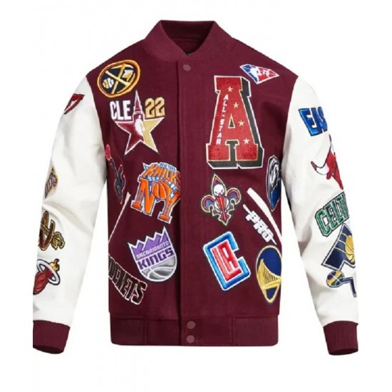 NBA All Star Cleveland 2023 Varsity Jacket NBA All Star Cleveland 2023 Varsity Jacket