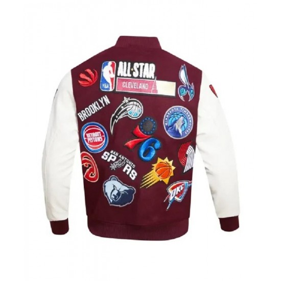 NBA All Star Cleveland 2023 Varsity Jacket NBA All Star Cleveland 2023 Varsity Jacket