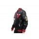 NBA Chicago Bulls Mash Up Logo Satin Men's Jacket NBA Chicago Bulls Mash Up Logo Satin Men's Jacket