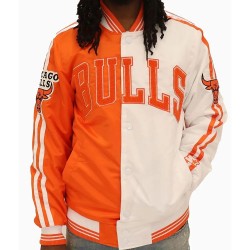 NBA Chicago Bulls Varsity Satin Jacket