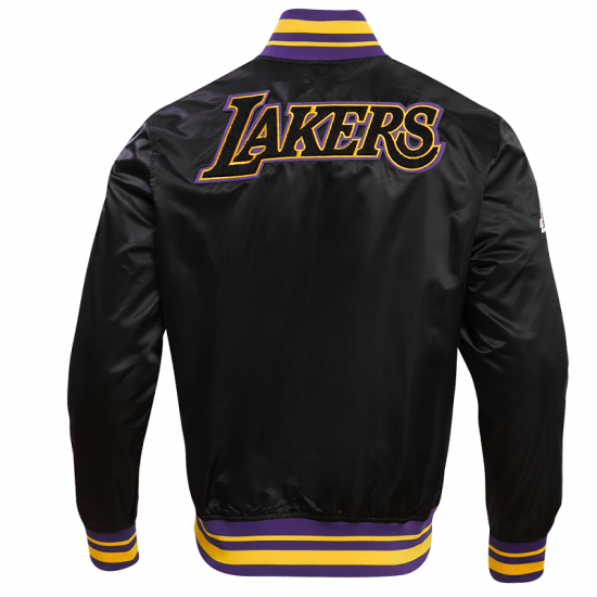 NBA Los Angeles Lakers Retro Classic Satin Jacket NBA Los Angeles Lakers Retro Classic Satin Jacket