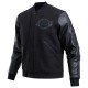 NBA Los Angeles Lakers Triple Black Varsity Jacket NBA Los Angeles Lakers Triple Black Varsity Jacket