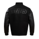 NBA Phoenix Suns Triple Black Varsity Jacket NBA Phoenix Suns Triple Black Varsity Jacket